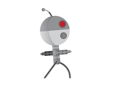 Walking Robot after effects animation character gif illustration robot vector walk cycle