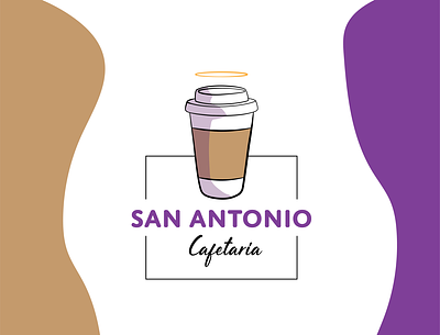 Logo Design - San Antonio Cafetaria adobe illustrator branding business creative design dublin freelance designer graphicdesign illustration logodesign logos vector