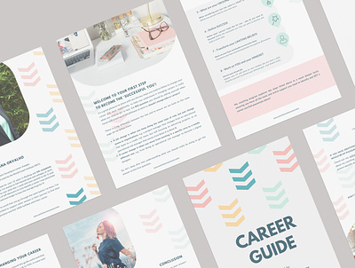 Ebook Design: Career Guide adobe illustrator branding business creative ebook design ebooks freelance designer graphicdesign graphicdesigner icon illustration