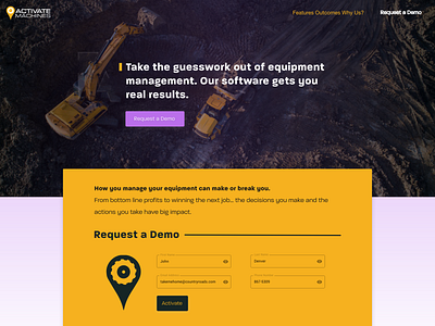 Industrial Application Demo Request Page