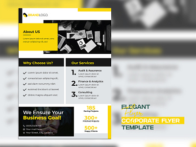 Professional Corporate Flyer Template ads advertising agency branding business corporate design flyer flyer design graphic design marketing print design