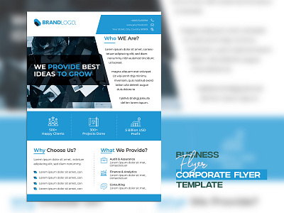 Clean And Professional Corporate Business Flyer branding