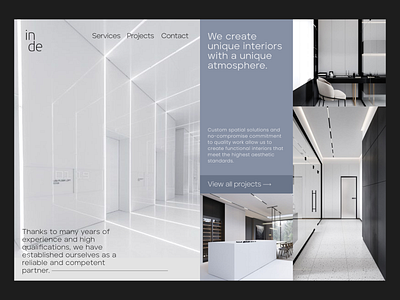 INDE Website Concept design graphic design ui ux web webdesign website website design