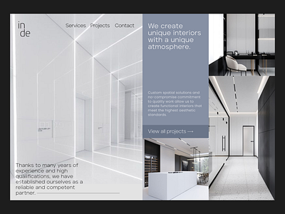 INDE Website Concept