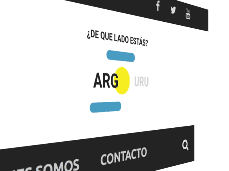 Country Selector animation argentina country interaction selector uruguay