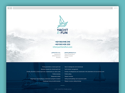 Yach & Fun blue croatia fun sailing sea teal water web yacht