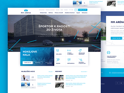 MM Arena arena blue clean hockey ice slovakia sport web website winter