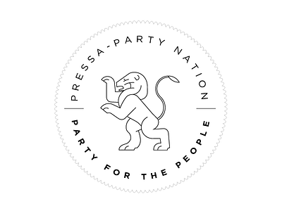 Pressa Lion lion logo symbol