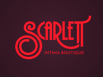 Scarlett Intima Boutique boutique logo sexy