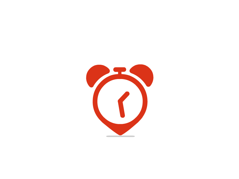 Time & Place Animation animation app cute flat gif icon loader location pin place reminder time