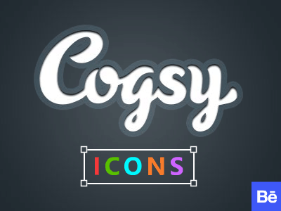 Cogsy Icons on Behance animation app behance cogsy design drag and drop hosting icons pixel type web website