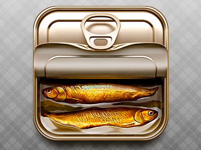 Tin can can conserve eat fish food icon ios kipper loggia metal oil sketch smoked tin tin can tincan