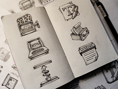 Sketches archives blog heading html icon loggia paper photo process sketches spacer text video