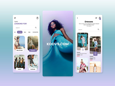 Koovs App redesign figma ui design