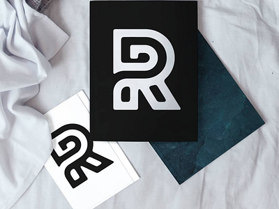 Logo Design Letter R Mockup