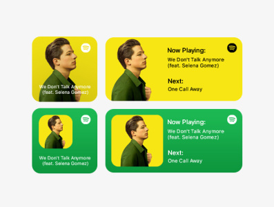 Spotify widgets for iOS 14
