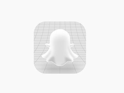 Snapchat AR for iOS 3d 3d icon apple icons ar icon icons ios ios icons skeuomorphic skeuomorphic design skeuomorphic icon skeuomorphism snapchat
