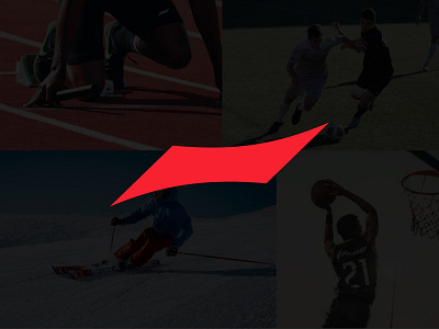 Volar abstract brand identity branding design graphic design logo logo design red sports sports logo