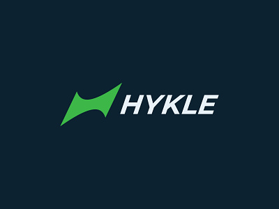 Hykle branding design graphic design green logo h logo hiking hiking logo lettermark logo logo design