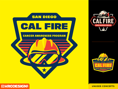CAL FIRE SD Badge + Graphics badge branding design icon illustration vector