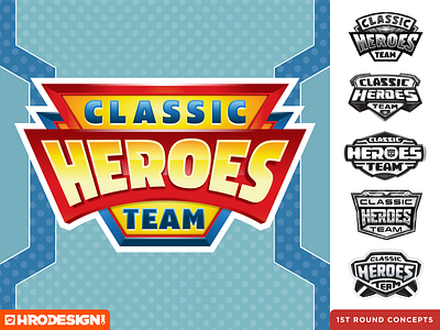 Transformers Classic Heroes Team badge branding icon illustration kids logo playful transformers type vector
