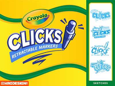 Crayola Clicks Retractable Markers, 10 Count