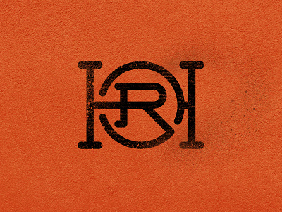 HRO Monogram badge emblem inpsiration lettering logo monogram san diego studio typography
