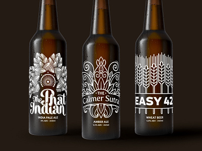 X! Brewing Beer Label Design