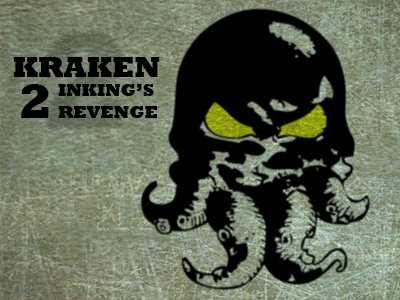 Kraken 2 authentic cartoon evil ink kraken logo ocean octopus pen tentacles wordpress