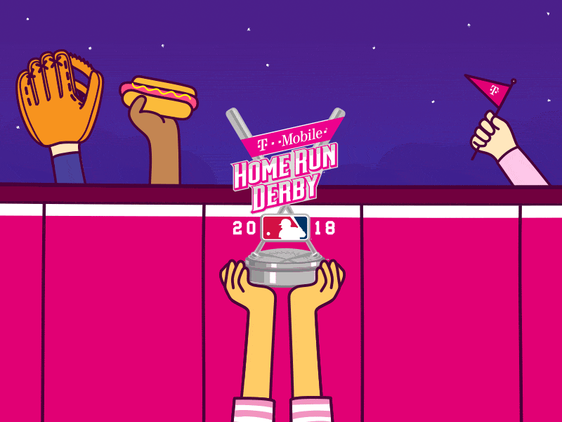 T-Mobile x MLB | Home Run Derby Geofilter baseball geofilter gif home run derby mlb t mobile