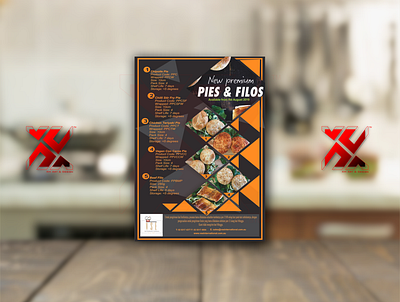 FLYER DESIGN FOR ONLINE-BASED CAKE RESTAURANT 2 ad design banner design graphic design pamphlet pamphlet design social media design ui web pamphlet