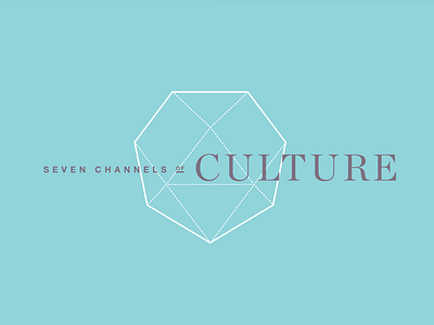 Seven Channels of Culture culture geometric art typography
