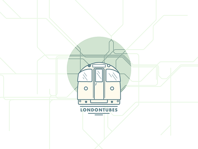 London Underground flat icon illustration lines london underground vector