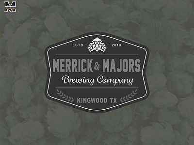 Merrick & Majors Brewing Co. brewery brewery logo brewing company illustrator logo logo design logodesign logodesigns vector