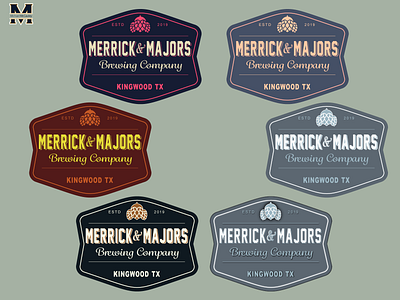 Merrick & Majors Brewing Co. adobe illustrator branding brewery logo brewing company concept craft beer design illustrator logo logodesign vector