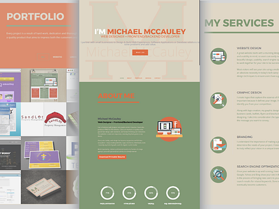 Mr Michael McCauley design development website website design