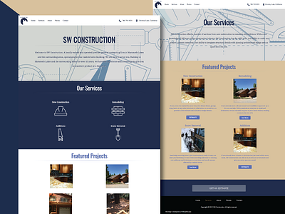 SW Construction Website design ui design website websitedesign