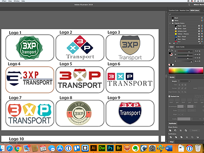 3XP Logo Concepts adobe illustrator branding branding design concept logo logodesign vector