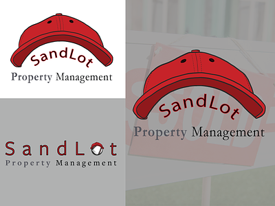 SandLot Property Management illustrator logo logodesign property property management sports vector