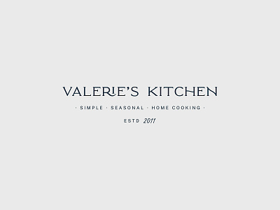 Valerie's Kitchen Logo Identity + Branding