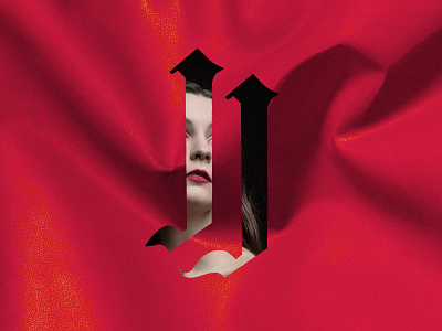 Jen Janet Logomark alternative pop goth gothic iconography indie rock music singer typography