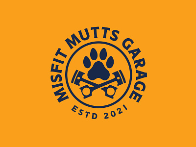 Misfit Mutts Garage Lockup automobile branding classic cars lifestyle museum pawprint piston restoration video
