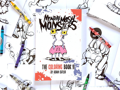 Monday Mosh Monsters: The Coloring Book II