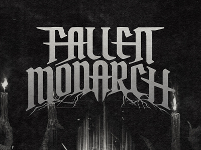 Fallen Monarch Logo band death metal deathcore metalcore music progressive metal roots technical metal tree