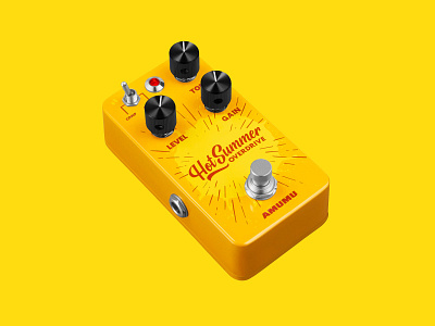 Amumu Hot Summer Overdrive Pedal