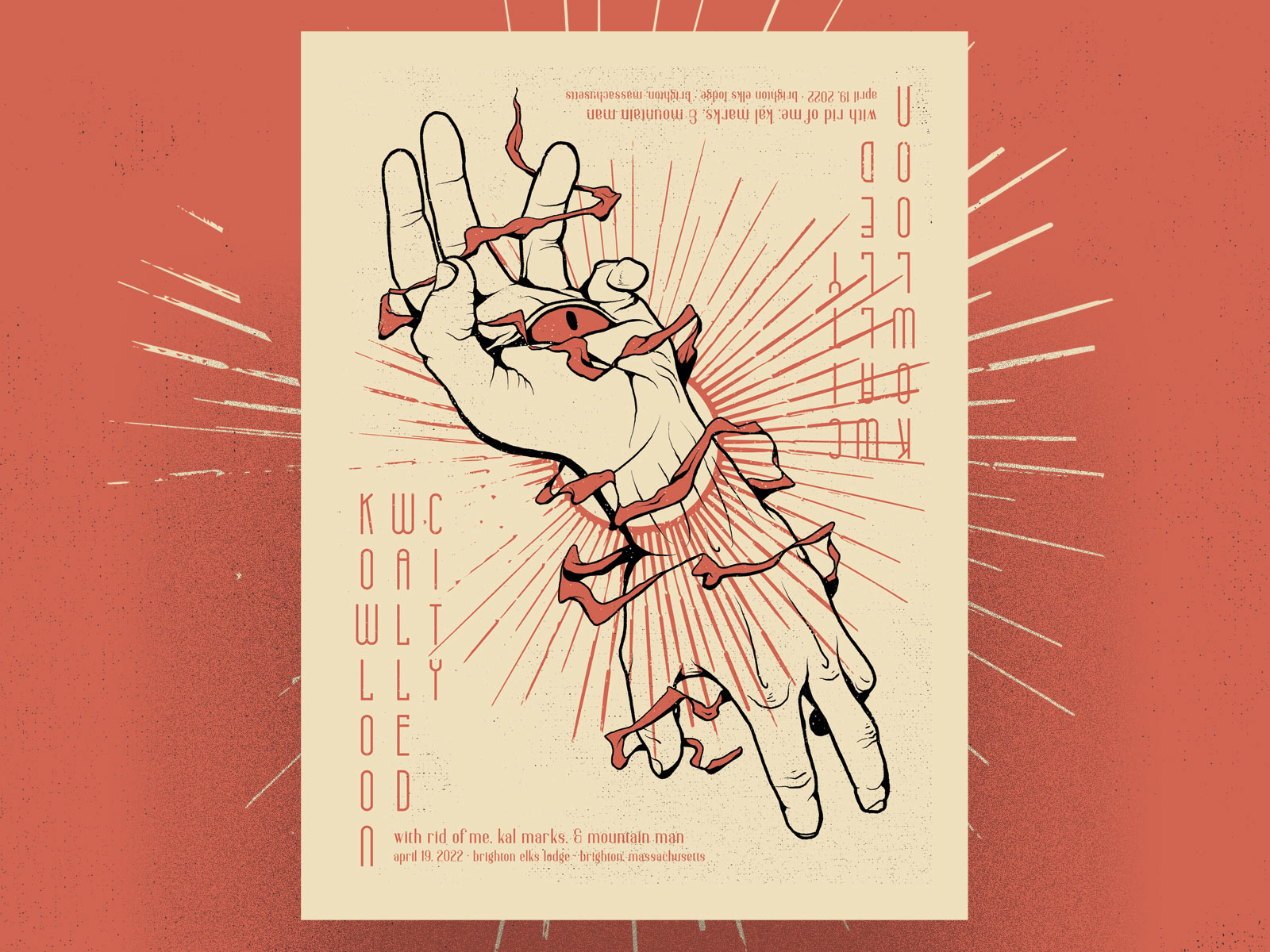 Kowloon Walled City Gig Poster by Adam Cutler on Dribbble