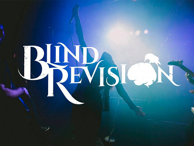 Blind Revision Logo alternative rock band band art band logo brand branding logo music post hardcore progressive