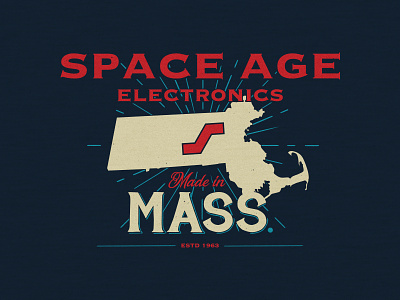 Space Age Electronics 2018 Team Shirt american made americana apparel life safety made in america manufacturing massachusetts