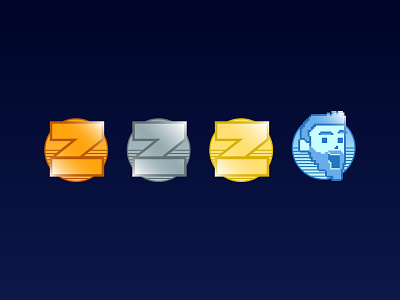 Shaun Zom Gaming Loyalty Badges bronze gamer gaming gold platinum silver streamer streaming subscriber subscription twitch twitch streamer video gamer video games