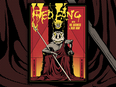 Red Fang Gig Poster